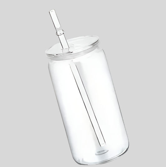 Gobelets plastiques+paille avec couvercle transparent